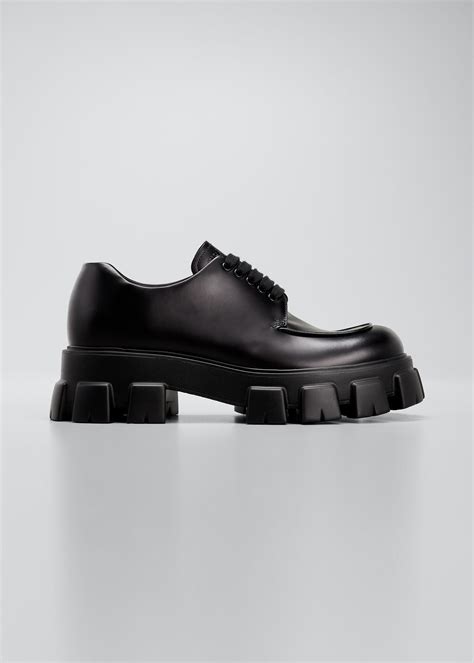 prada derby men's.